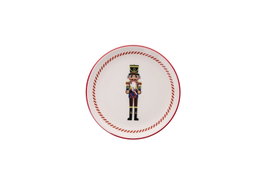 Hermia Juego de Platos de Postre Navideños de Porcelana (6 Piezas) Multicolor